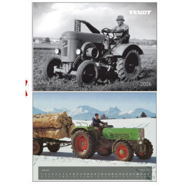 FENDT OLDTIMER KALENDER 2026