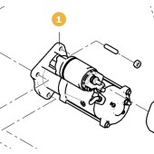 AGCO STARTMOTOR 12V-3,2KW (MF/VALTRA)