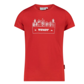 FENDT KINDER T-SHIRT ROOD 110/116
