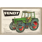 FENDT 310LSA MODELBORD 20X30CM METAAL