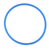 O-RING-BLAUW