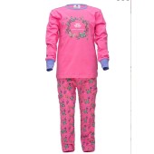 MF KINDER PYJAMA ROZE MT 110/116