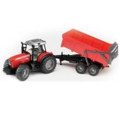 MF MINIATUUR-MF7480 MET AANHANGER 1:16